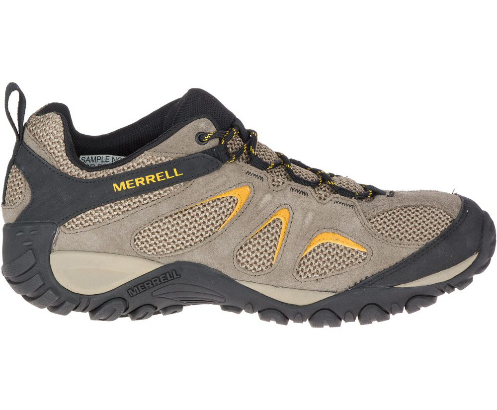 Buty Trekkingowe Merrell Męskie Szare - Yokota 2 Wide Width - 026451-FMX